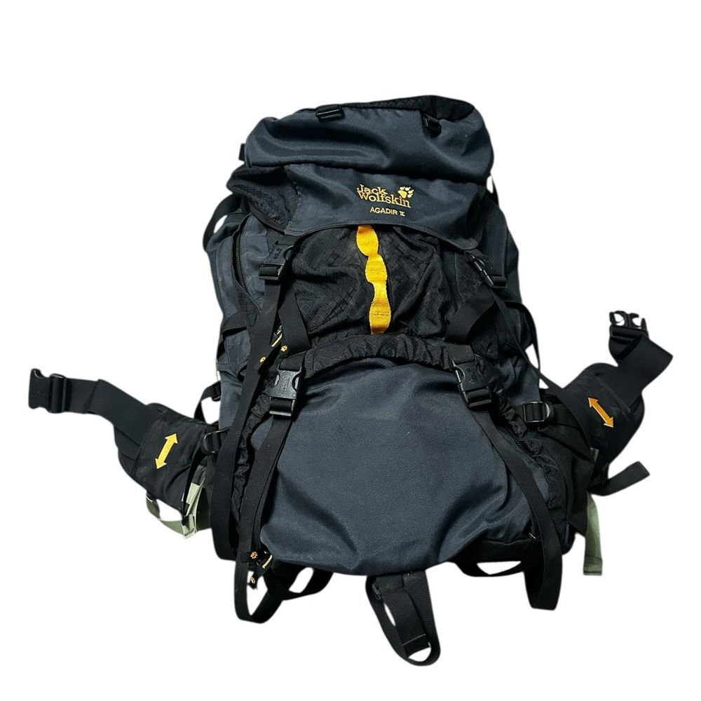 Jack Wolfskin Agadir II 65L Backpack Pack — VTG Rare Trekking Hiking Expedition - Picture 2 of 8